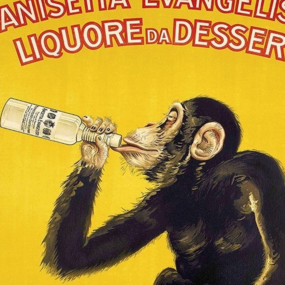 Anisetta Evangelisti Italian Liquor Unframed Print Wall Art