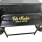 Black Old Time Delivery Box Table With Storage