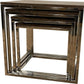 Set Of 4 Modern Rustic Nesting Accent Tables