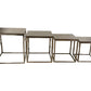 Set Of 4 Modern Rustic Nesting Accent Tables