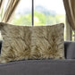 Taupe Natural Sheepskin Lumbar Pillow