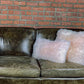Blush Natural Sheepskin Lumbar Pillow