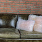 Blush Natural Sheepskin Lumbar Pillow
