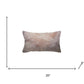 Blush Natural Sheepskin Lumbar Pillow