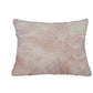 Set Of Two  Blush Natural Sheepskin Square Pillows