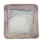 Set Of Two  Blush Natural Sheepskin Square Pillows