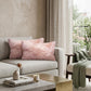 Set of Two 12" X 20" Blush Cowhide Throw Pillow