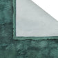 36" X 24" Emerald Faux Fur Plush Throw Blanket