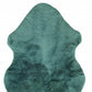 36" X 24" Emerald Faux Fur Plush Throw Blanket