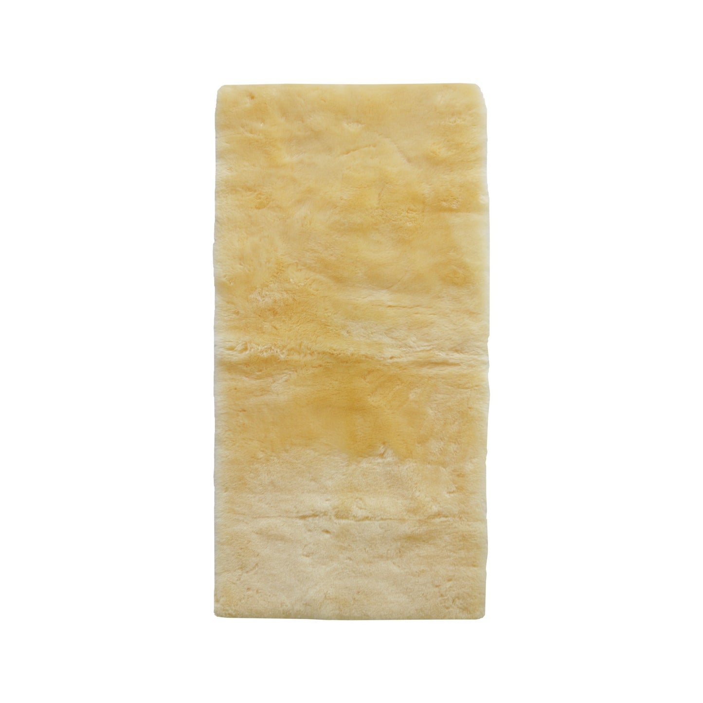 2' X 5' Natural Off White Medical Grade Double Sheepskin Throw Blanket
