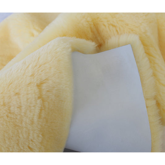 2' X 5' Natural Off White Medical Grade Double Sheepskin Throw Blanket