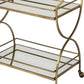 Antique Gold Bar Cart