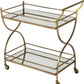 Antique Gold Bar Cart