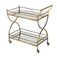 Antique Gold Bar Cart