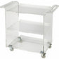 Clear Acrylic Rolling Server Bar Cart