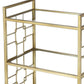 Polished Gold Bar Cart