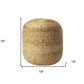 16" Jute Round Pouf Ottoman
