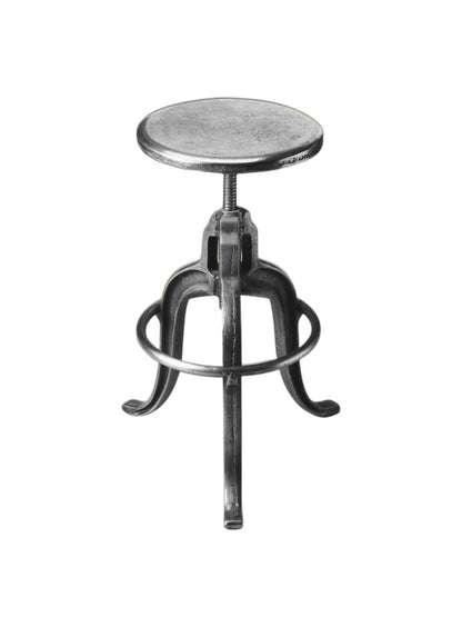 Iron Backless Swivel Bar Chair
