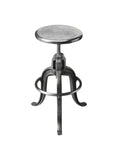 Iron Backless Swivel Bar Chair