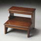 15"Chestnut Burl Step Stool