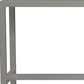 44" Silver Iron Bench