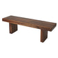 Modern Chunky Solid Wood Bench
