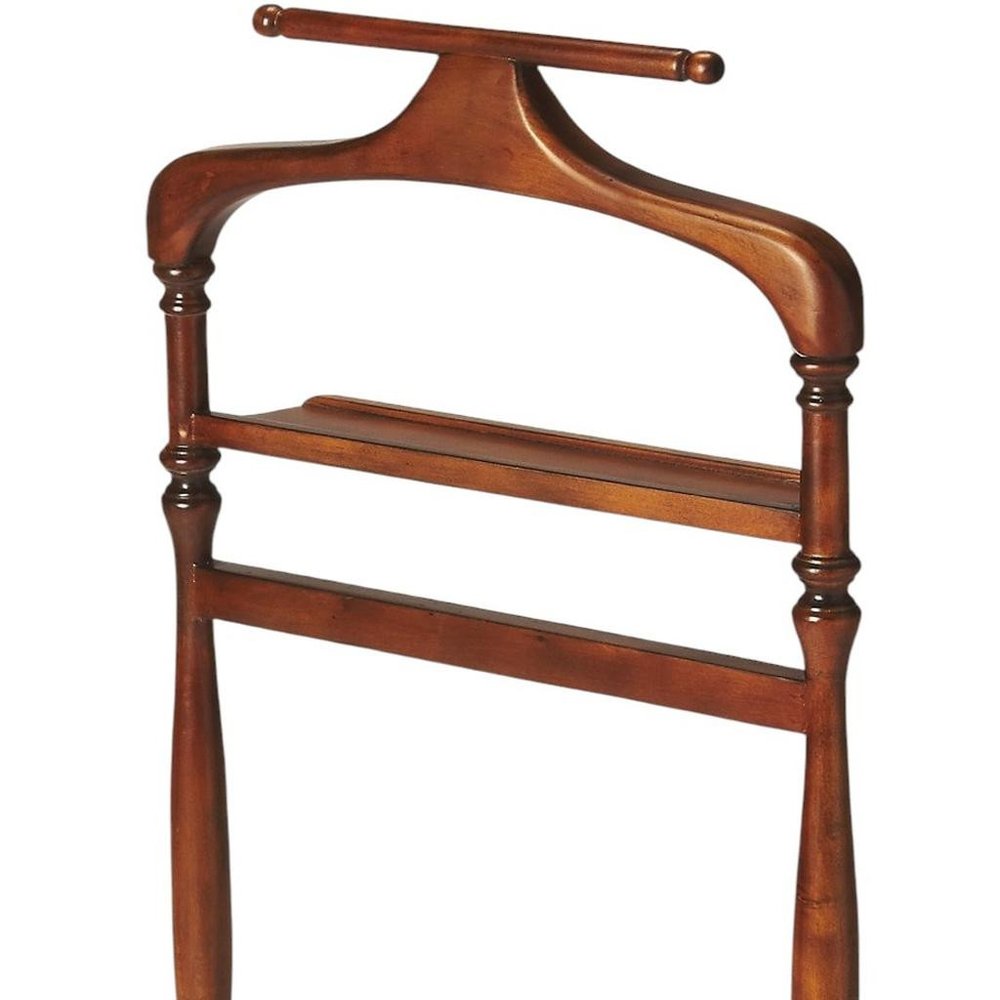 Judson Olive Ash Burl Valet Stand