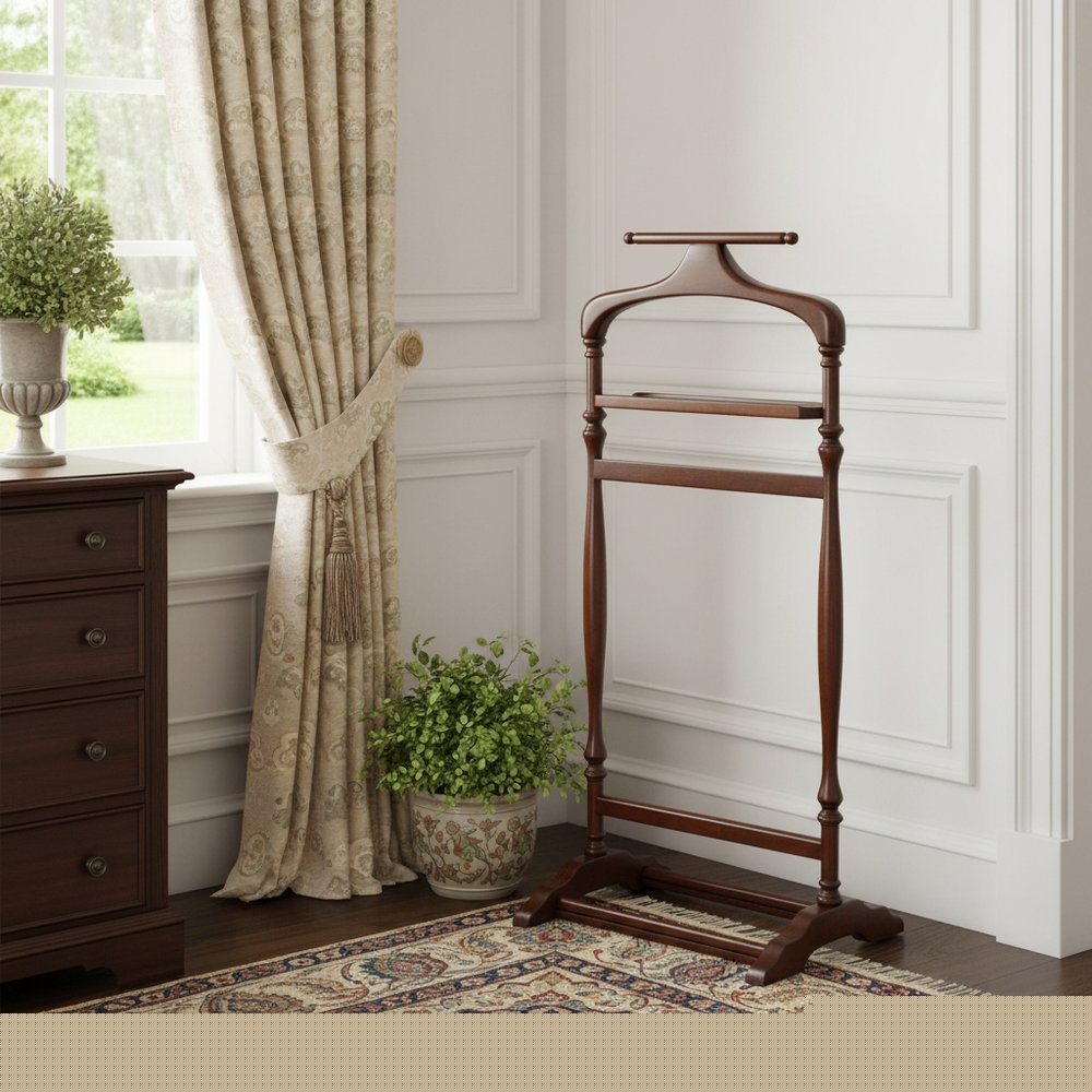 Judson Olive Ash Burl Valet Stand