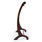 36" Deep Cherry Brown Wood Blanket Stand