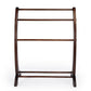 36" Deep Cherry Brown Wood Blanket Stand