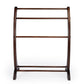 36" Deep Cherry Brown Wood Blanket Stand