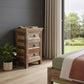 16" Modern Rustic Three Drawer Accent Chest