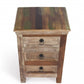 16" Modern Rustic Three Drawer Accent Chest
