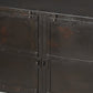62" Black Iron Sideboard Console Cabinet