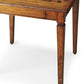 30" Brown and Dark Brown Wood Square Coffee Table With Drawer