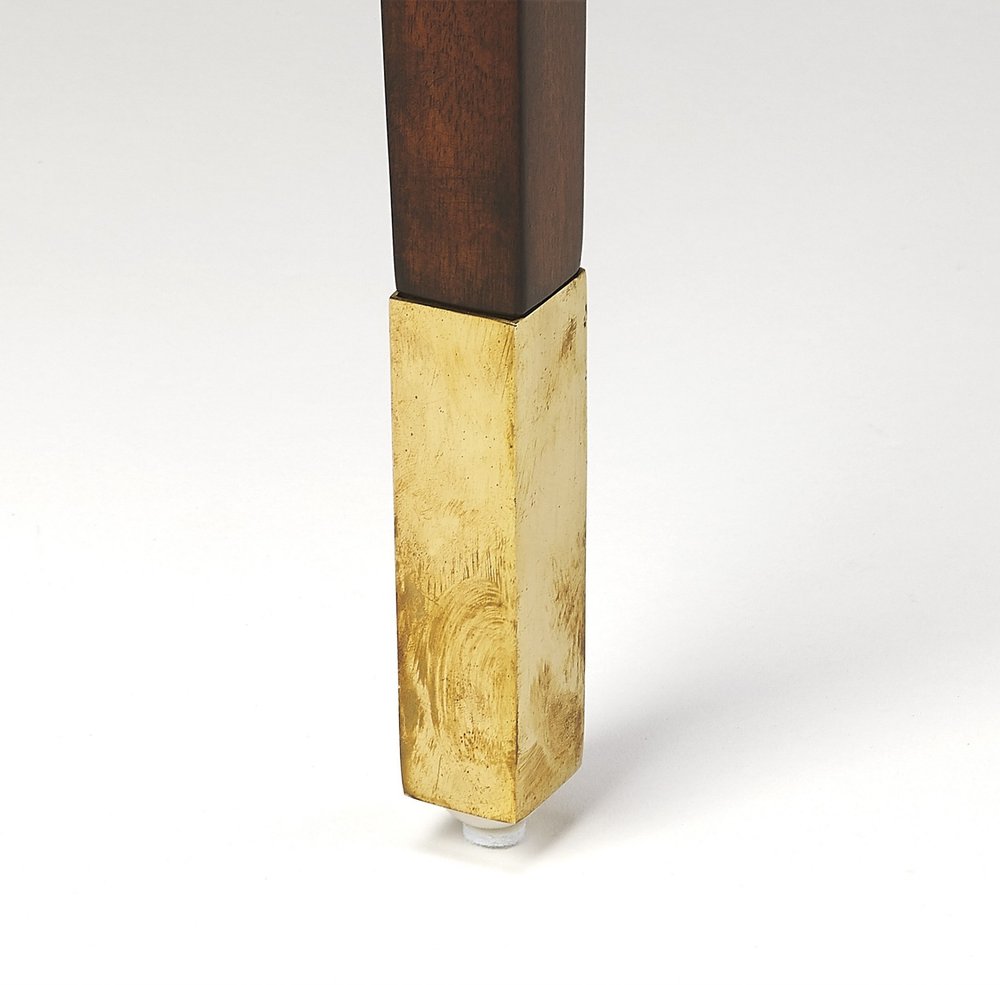 23" Brown Wood Square Coffee Table With Drawer