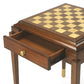 23" Brown Wood Square Coffee Table With Drawer