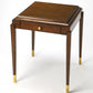 23" Brown Wood Square Coffee Table With Drawer
