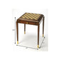 23" Brown Wood Square Coffee Table With Drawer