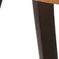 25" Brown Wood Oval Coffee Table With Drawer And Shelf