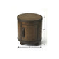 20" Brown Wood Round Coffee Table