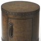 20" Brown Wood Round Coffee Table