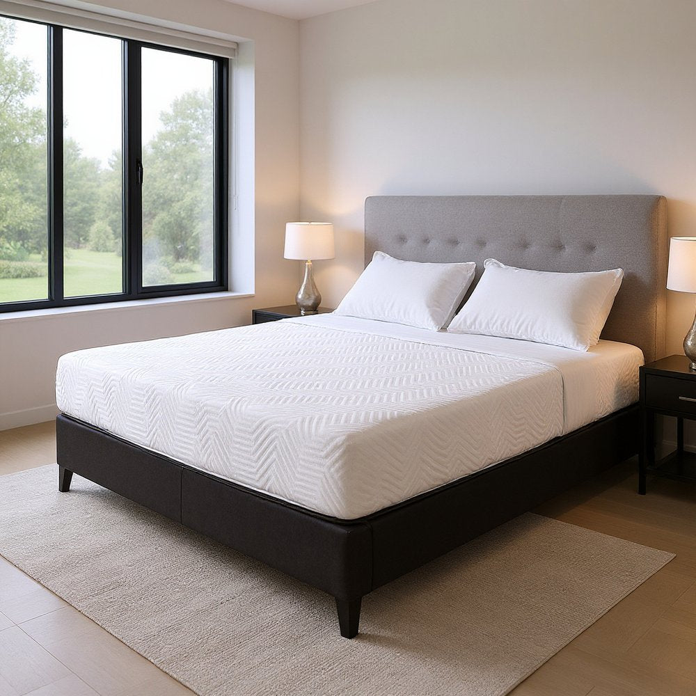 10.5" Hybrid Lux Memory Foam And Wrapped Coil Mattress Twin