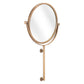 Gold Round Wall Mount Mirror