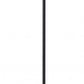 59" Black And White Marble And Steel LED Floor Lamp