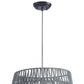 Gray Woven Sky Zig Zag Ceiling Lamp