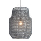 Gray Woven Sky Zig Zag Ceiling Lamp