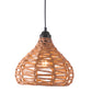 Natural Lantern Metal Dimmable Ceiling Light With Natural Shades