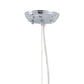 Silver Lantern Metal Chandelier With Silver Shades