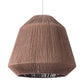 Brown Woven Paper String Hanging Pendent Lamp